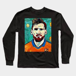 Messi Art Tshirt Long Sleeve T-Shirt